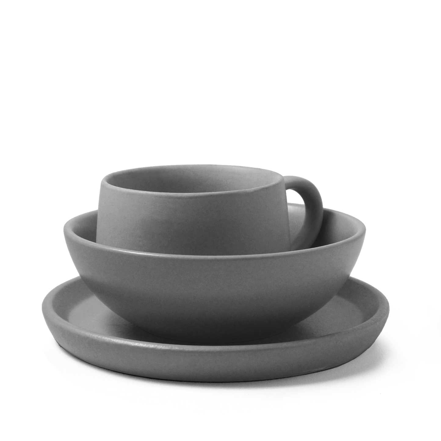 Pebble Grey Breakfast Set