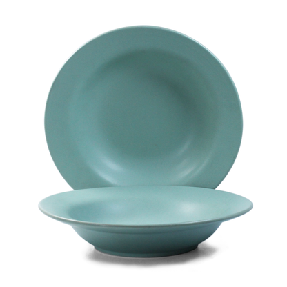 Almost Blue Classic Pasta Plate - Set of 2