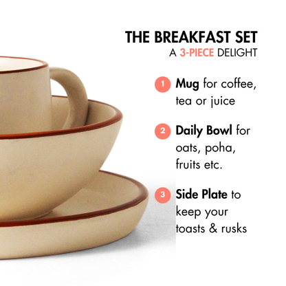 Vanilla Biscuit Breakfast Set