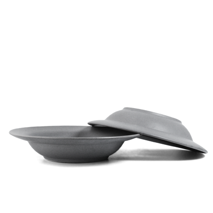 Pebble Grey Classic Pasta Plate - Set of 2