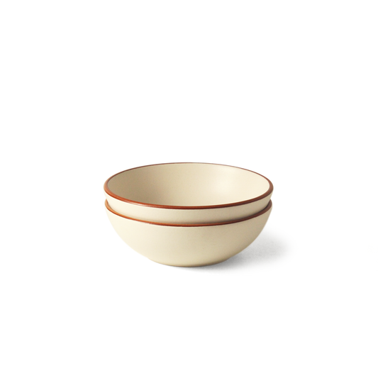 Vanilla Biscuit Daily Bowl - Set of 2