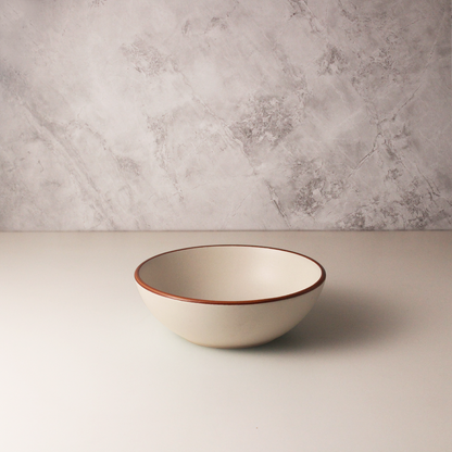 koralkari bowl set white cream ceramic