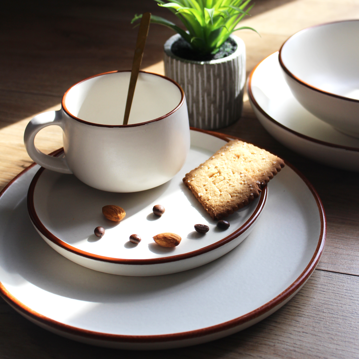 Vanilla Biscuit Breakfast Set