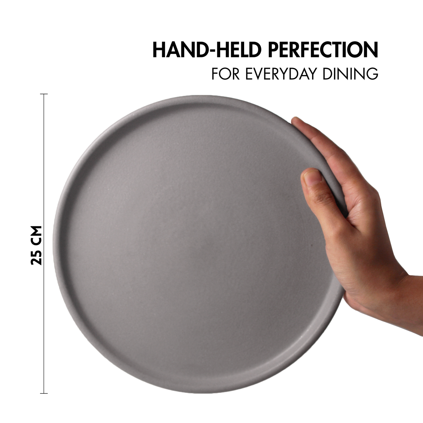 Pebble Grey Dinner Plate - Set of 2