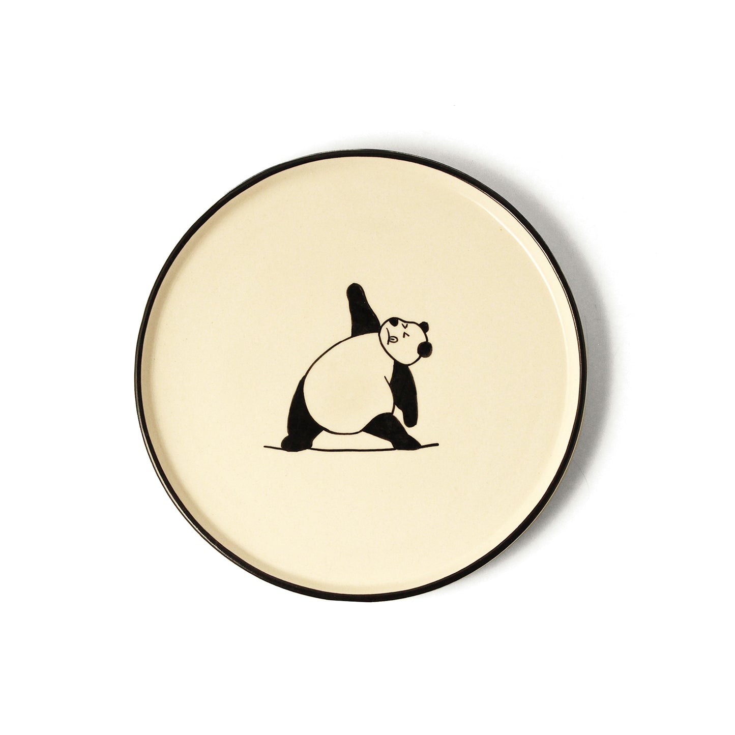 Panda Yoga Snack Plate - "TriAngel"