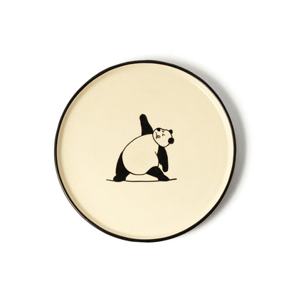 Panda Yoga Snack Plate - "TriAngel"