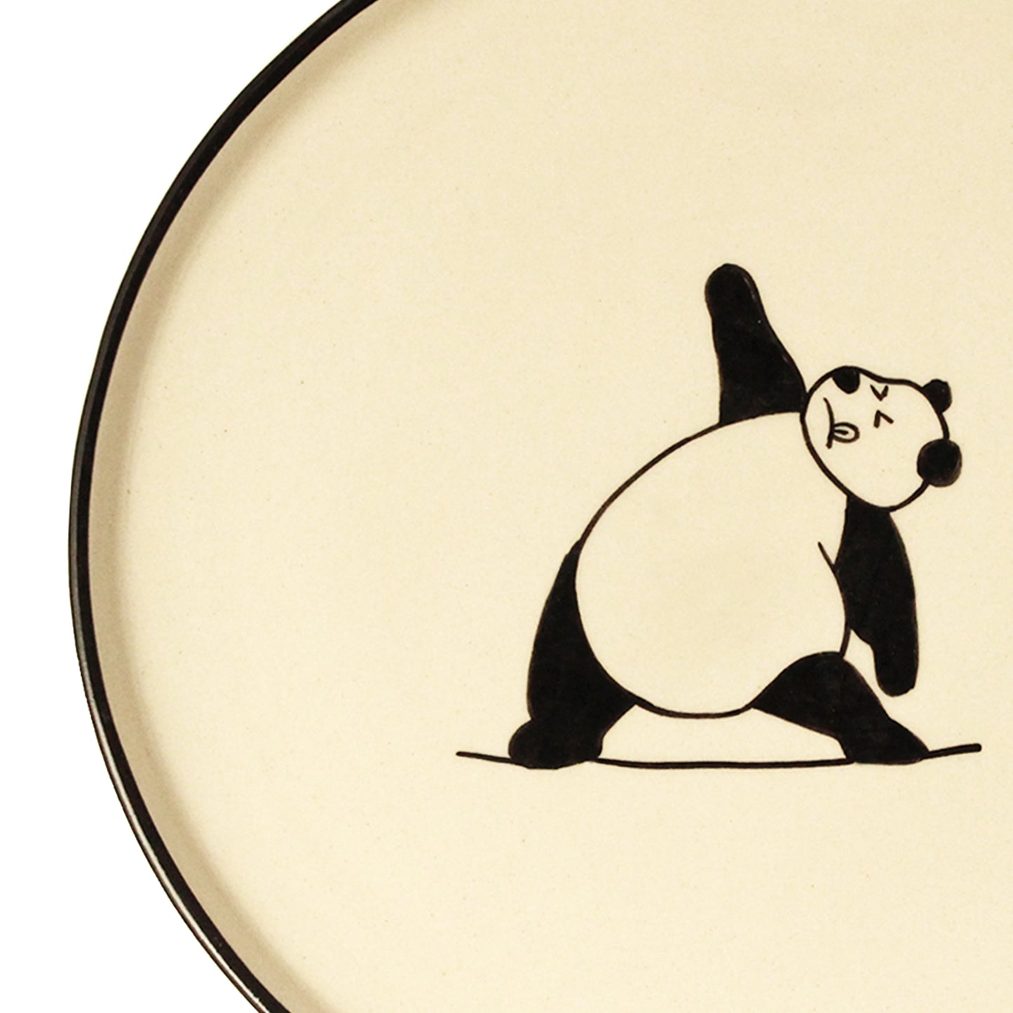 Panda Yoga Snack Plate - Set of 4