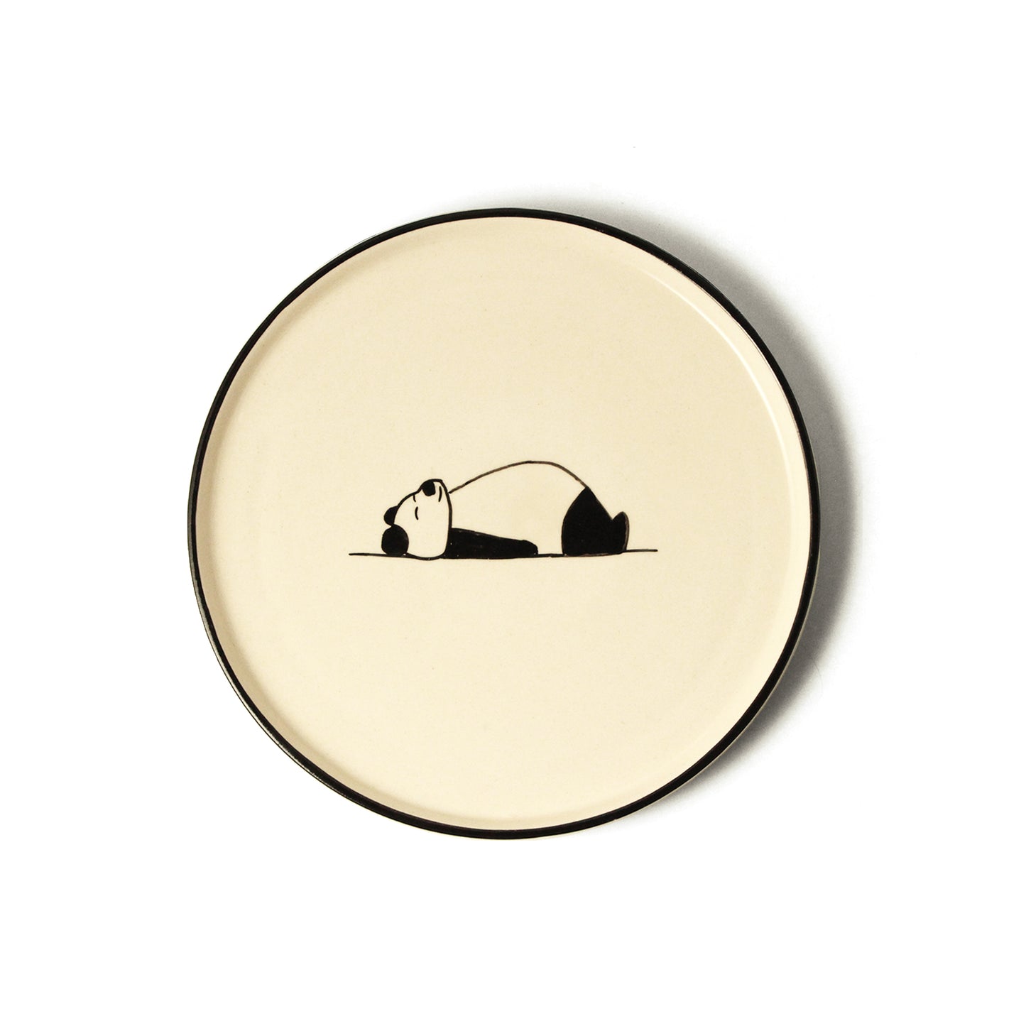 Panda Yoga Snack Plate - "You Snooze But Do You Lose"